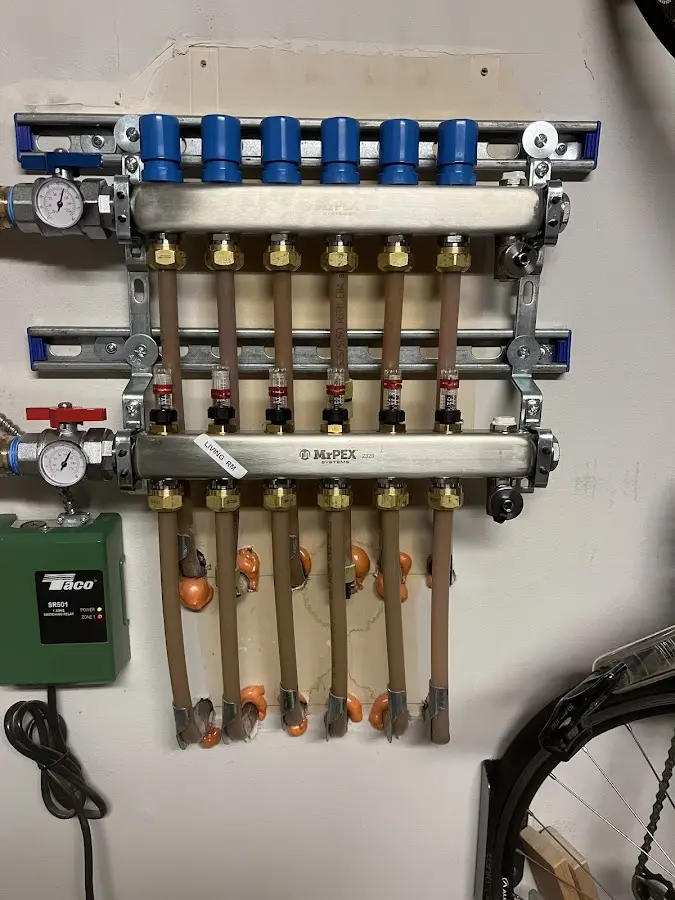 Plumber performing Leak Detection at a residential property in Bear